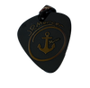 JR Mercer Music – Black Edition Stainless Steel Guitar Pick Pendant