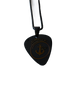 JR Mercer Music – Black Edition Stainless Steel Guitar Pick Pendant